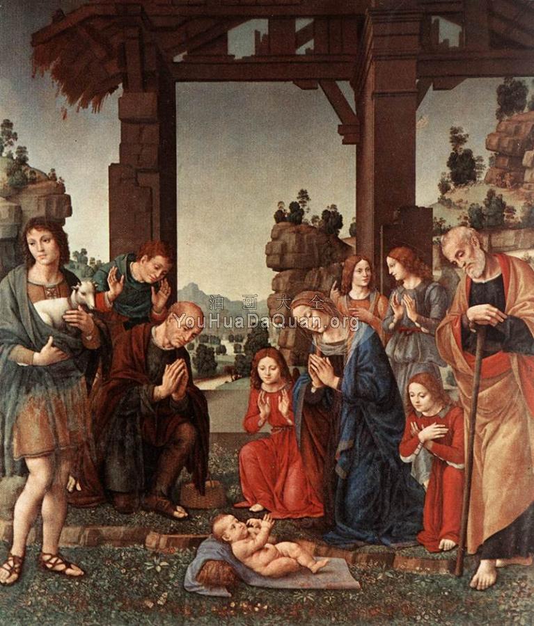 Adoration of the Shepherds - 洛伦佐·迪·克雷蒂